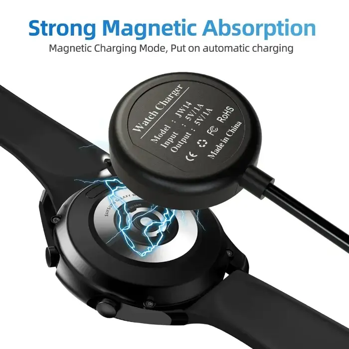 Chargeur pour montre Samsung compatible avec Galaxy 7/6/6 Classic/5/5 Pro/4/4 Classic