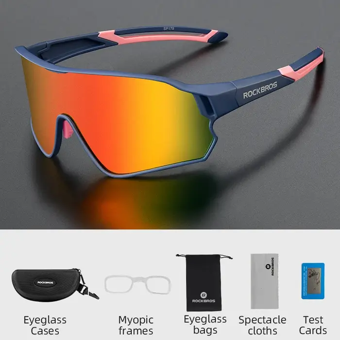 ROCKBROS lunettes de vélo polarisées UV400 Protection solaire