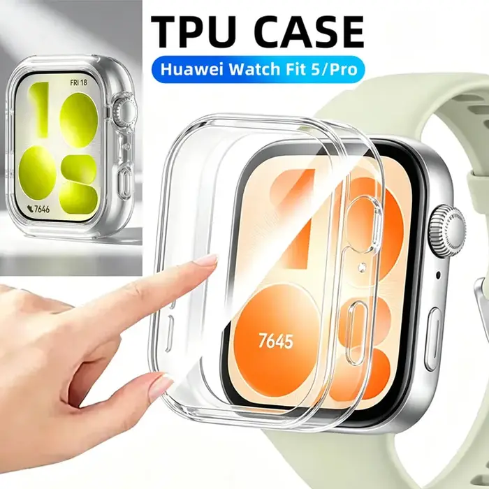 Coque de protection complète en TPU souple pour Huawei Watch Fit 5 Fit 5Pro