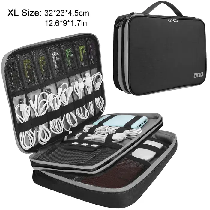 Étui de voyage pour accessoires électroniques portables