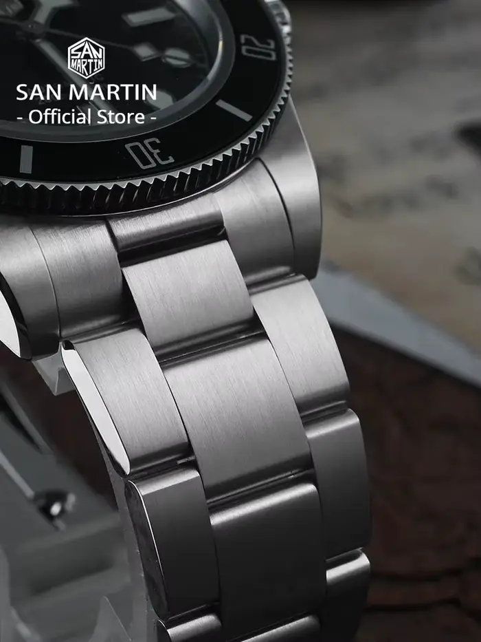 San Martin – montre de plongée rétro de luxe pour hommes, 40mm BB58, NH35, automatique, mécanique, s