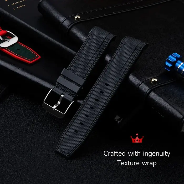 Bracelet de montre en caoutchouc souple