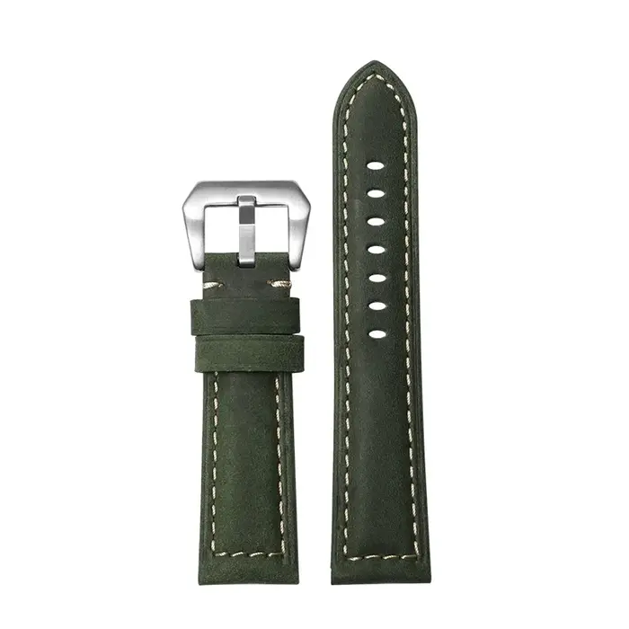 Bracelet de montre en cuir véritable pour Panerai