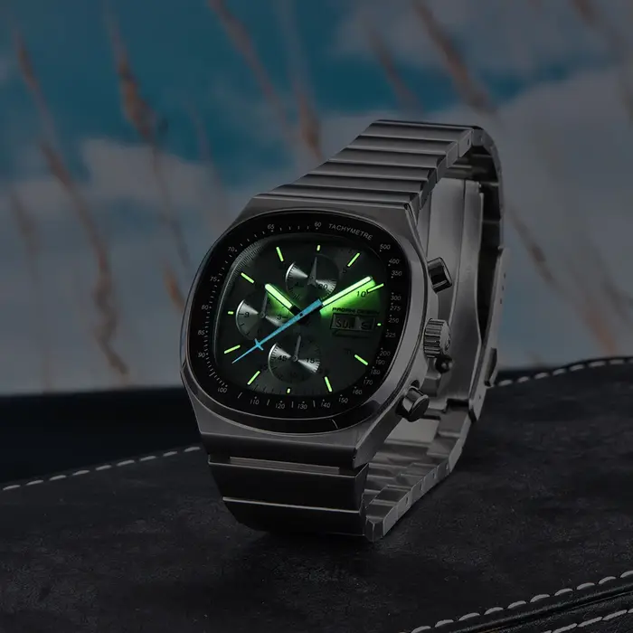 Montre chronographe carrée PAGANI DESIGN PD1819 pour homme, mouvement japonais Miyota OS000, verre saphir, étanche, montre sport.