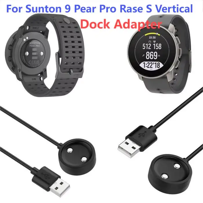 Câble de chargeur USB pour Suunto 9peak Pro, câble de chargement pour courses, accessoires verticaux
