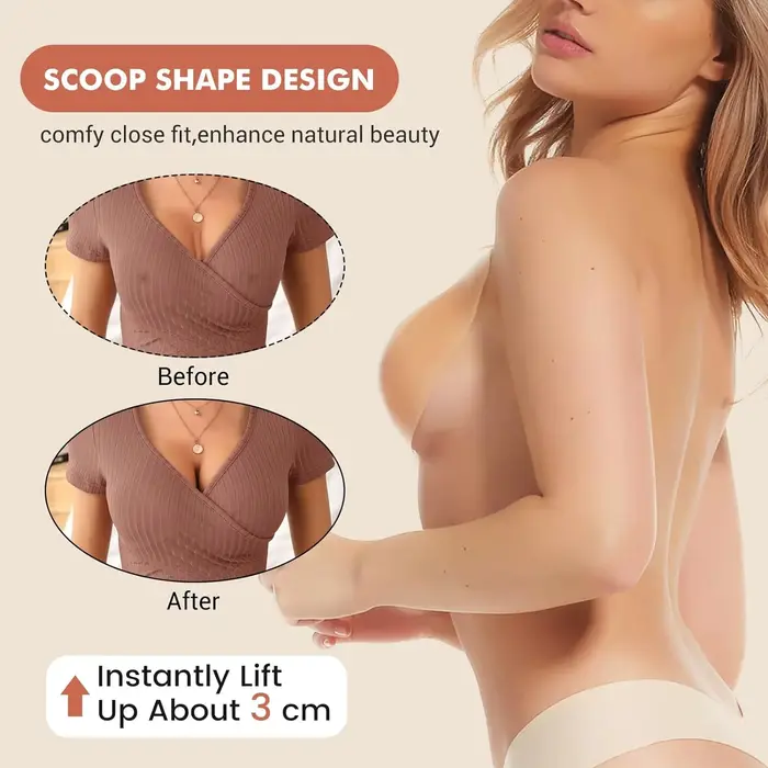 Soutien-gorge collant Push Up pour femmes