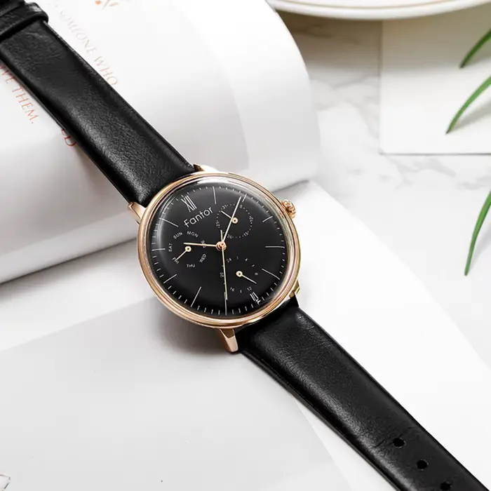 Fantor – montre-bracelet en cuir pour femmes