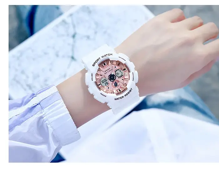Montre numérique femmes montre de sport led pour femmes montre-bracelet dames 30M étanche électronique célèbre marque montre Relogio Masculino