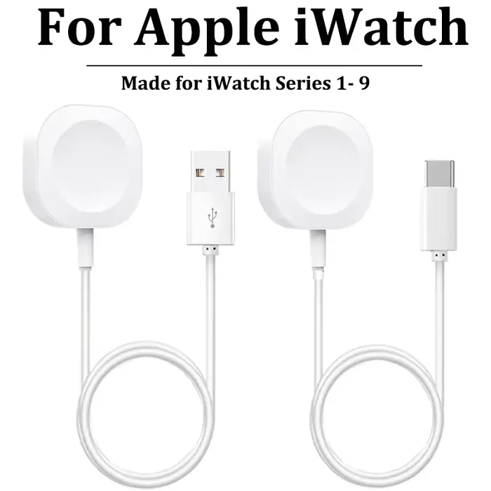 Nouveau chargeur magnétique sans fil pour Apple Watch série 9 8 7 6 5 4 SE câble de charge rapide USB Type C pour iWatch