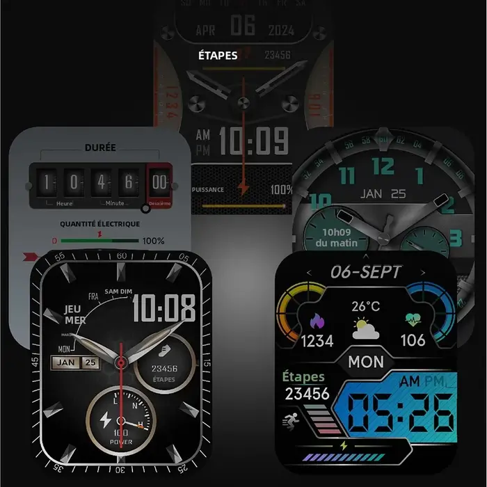 Montre connectée électronique avec appels Bluetooth