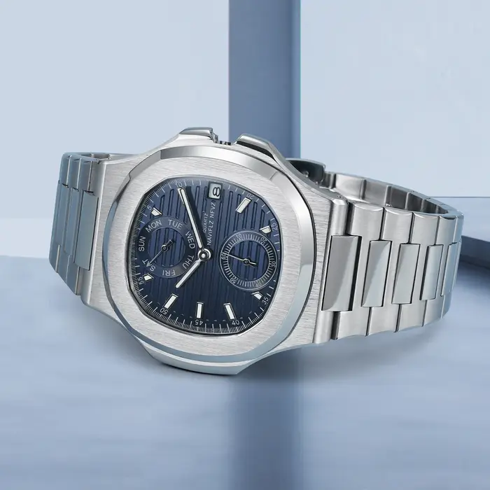 Montres pour hommes, marque de luxe haut de gamme, chronographe, montre de sport, montre à quartz en acier inoxydable pour hommes, montre-bracelet pour hommes d'affaires, étanche