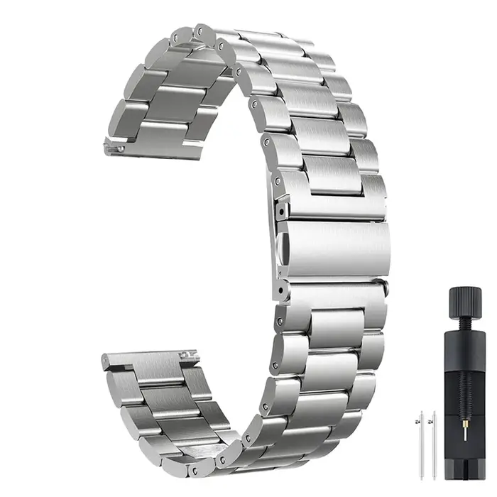Bracelet en acier inoxydable 22mm pour montre Redmi 5 Active 5 Lite