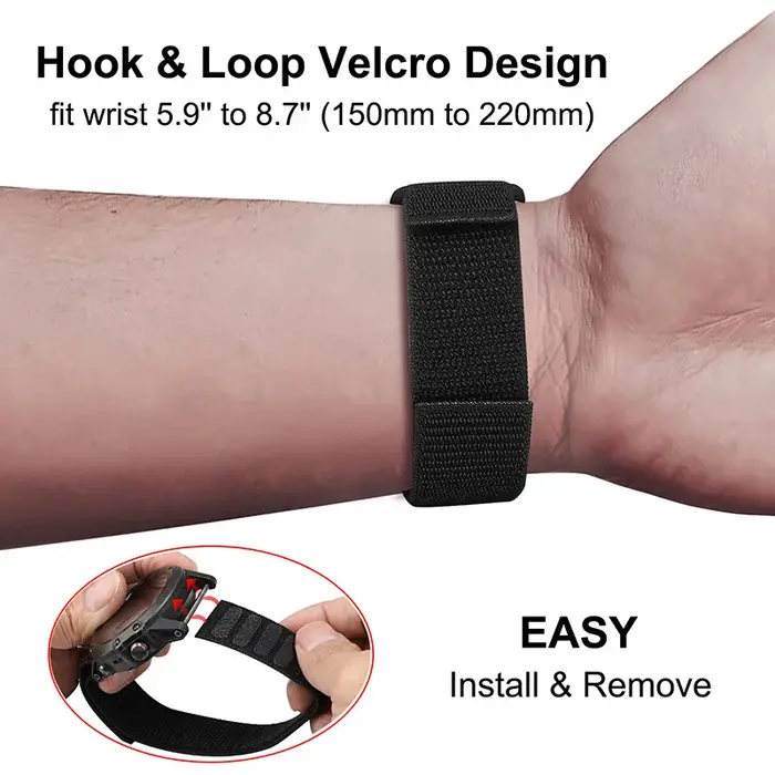 Garmin-Bracelet en nylon souple pour montre de sport