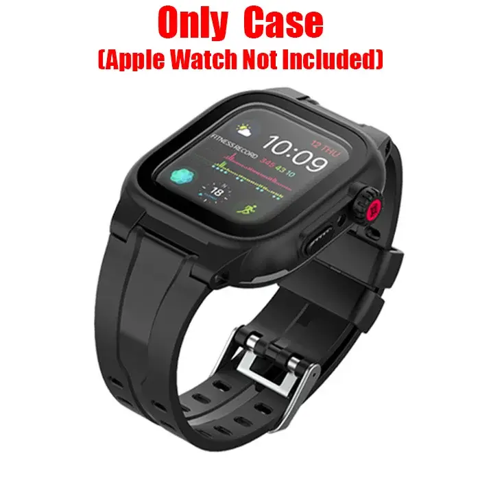Étui étanche IP68 pour Apple Watch série 9 8 7 6 5 4 3 2 SE 45 44 41 38mm