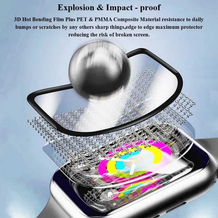 Film protecteur pour Apple Watch 44mm 45mm 40mm 41mm 49mm 42 38mm