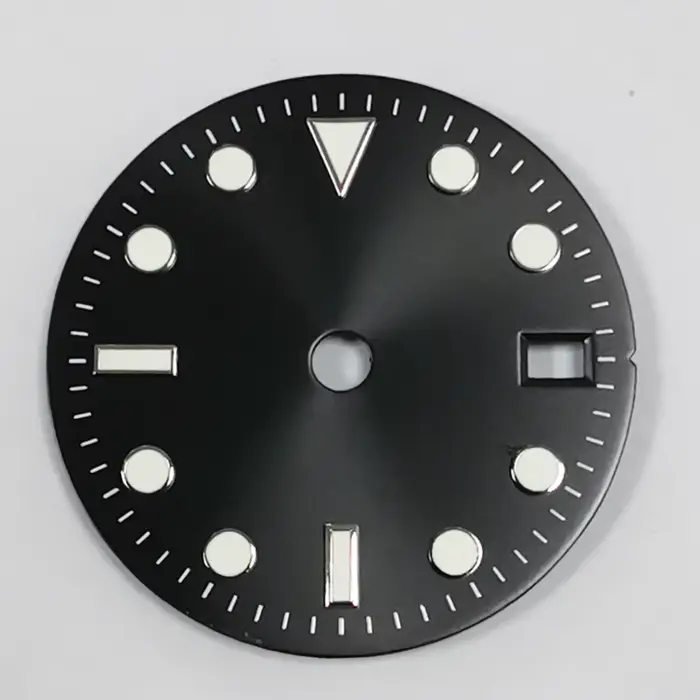 Cadran de montre lumineux vert 29MM
