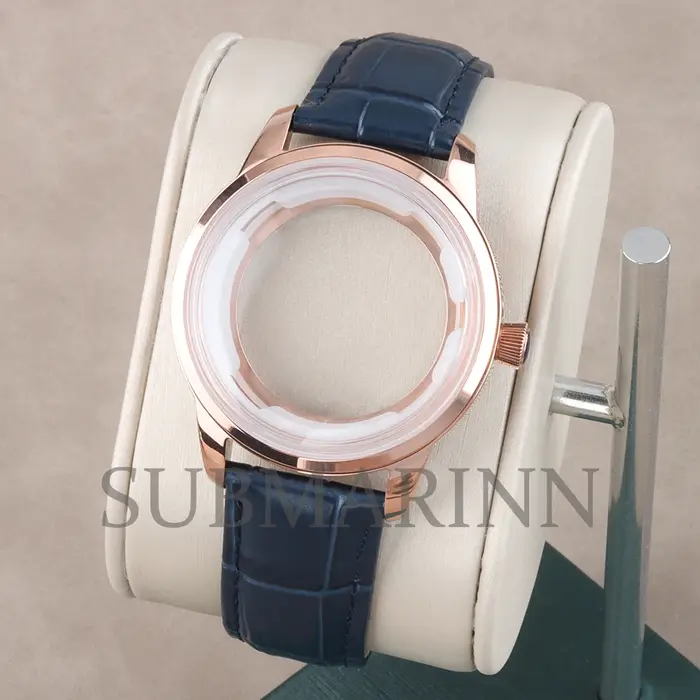 Boîtier de montre en verre arqué 40 mm
