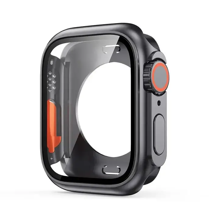 Changer vers le boîtier de protection Ultra complet pour Apple Watch 45 46 44mm protecteur d'écran en verre trempé pour
