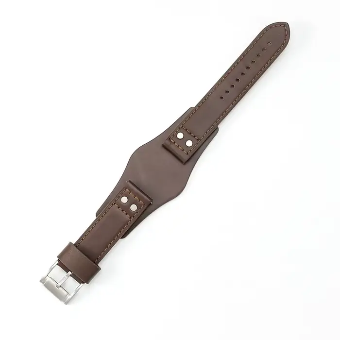 Bracelets de montre en cuir de vache véritable