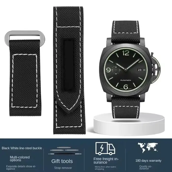 Bracelet de montre en tissu Nylon de haute qualité pour Panerai Luminor PAM01118