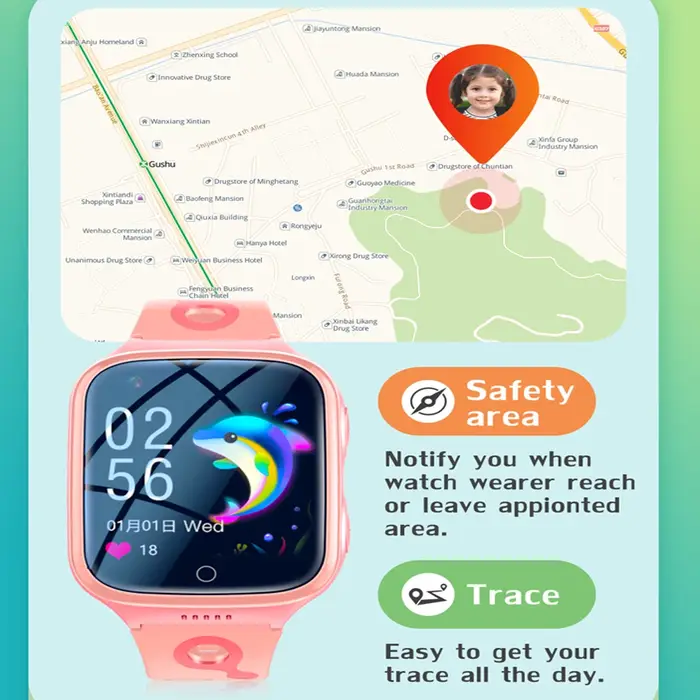 Montre connectée 4G pour enfants