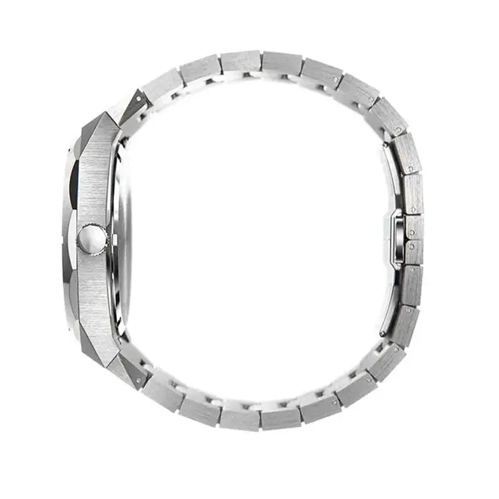 5ATM étanche tout en acier inoxydable aiguilles lumineuses bijoux givré Relogios Masculino homme montre à Quartz