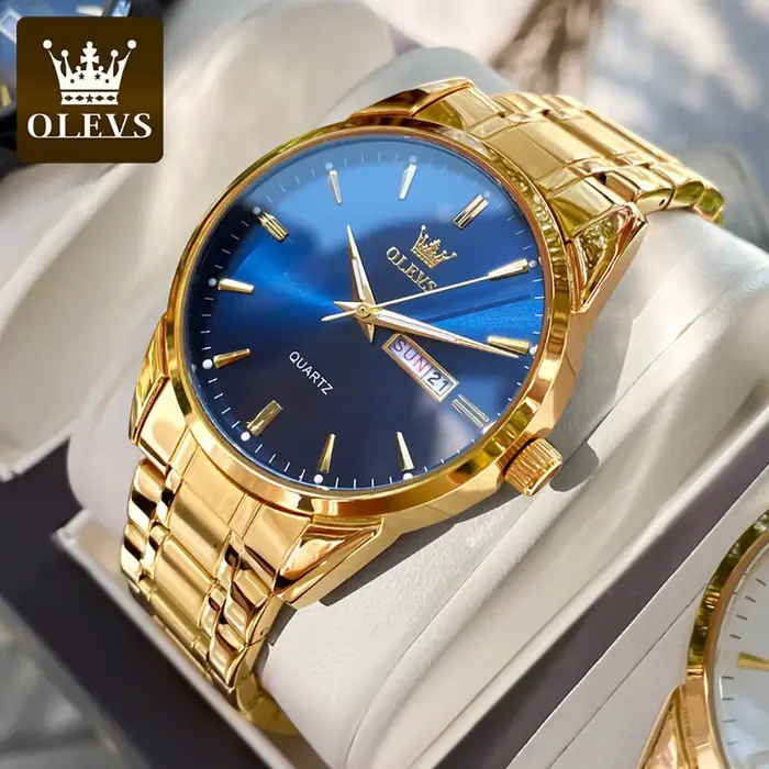 Montres-bracelets classiques en or pour hommes