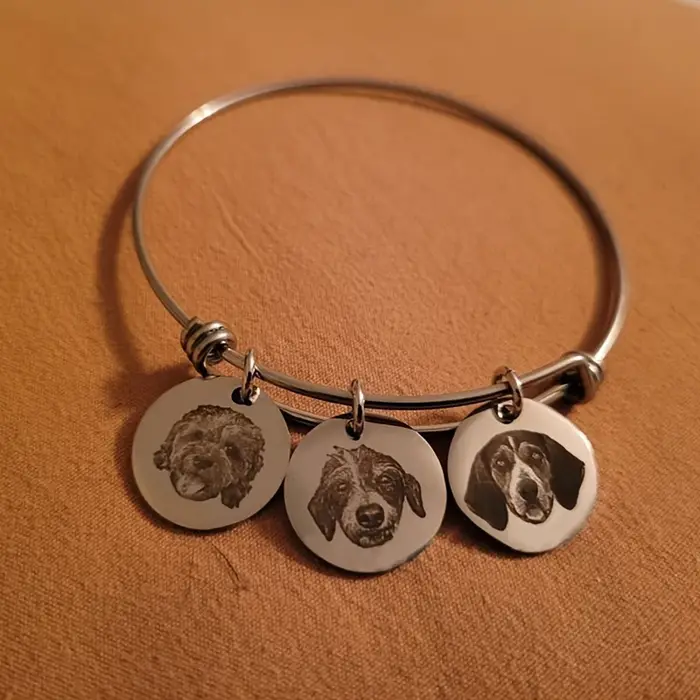 Bracelet personnalisé avec avatar d'animal de compagnie