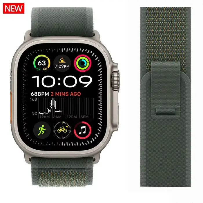 Boucle de sentier pour apple watch ultra 2 bandes 49mm 44mm 40mm 45mm 41mm 42mm 38 bracelet correa iWatch série 7 6 se 8 9 10 46mm sangles