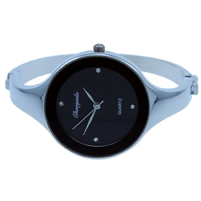 Femmes manchette montre mode décontracté rond dame