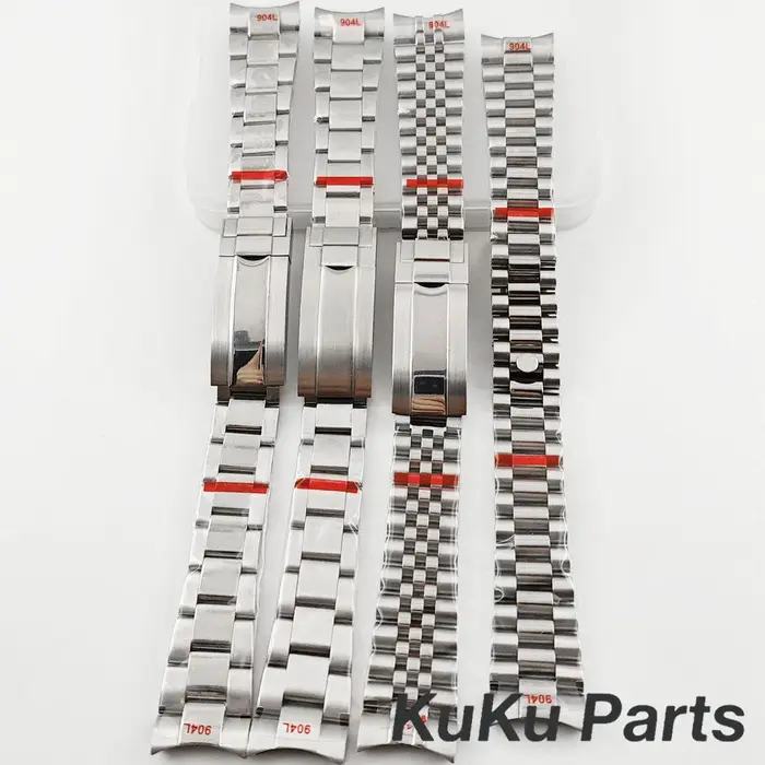Bracelet présidentiel jubilé en argent de 20MM de largeur