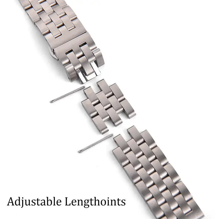 Bracelet de montre en acier pour Jubilee Flat Watch