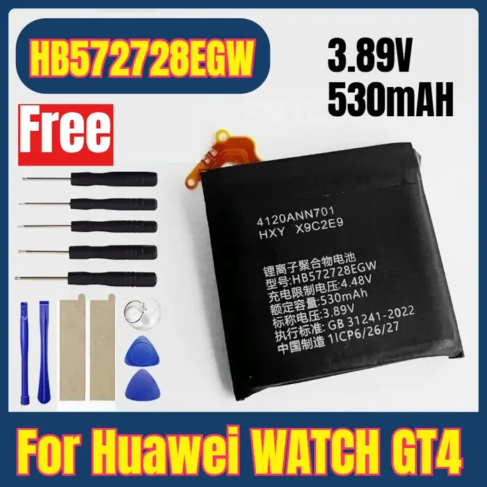 HB572728EGW montres intelligentes Batteries pour Huawei montre GT4 46mm sport Intelligent PNX-B19 + 