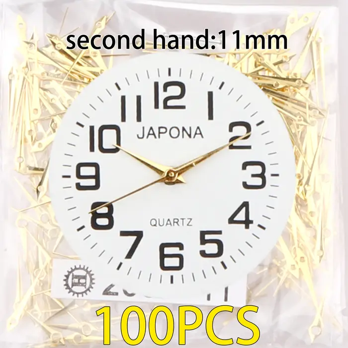 100 ensemble aiguilles de montre
