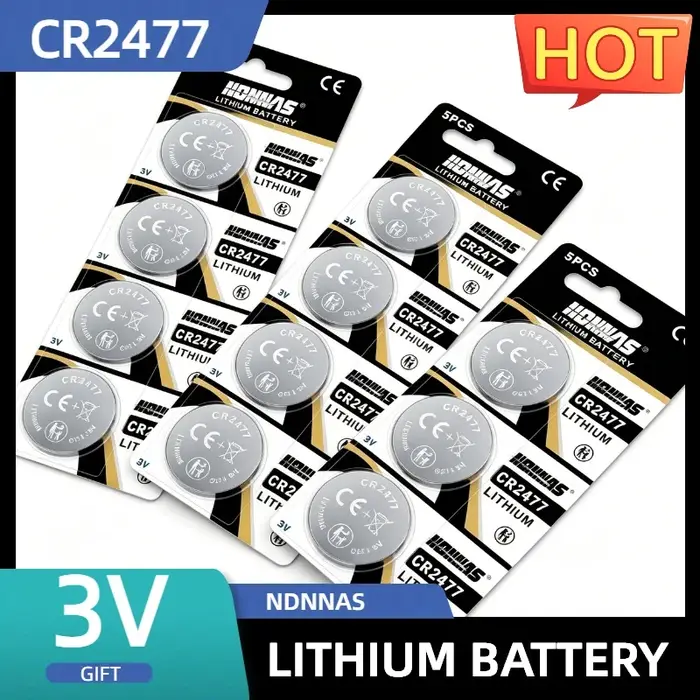 Batterie bouton CR2477 3V DL2477 ECR2477 KCR2477