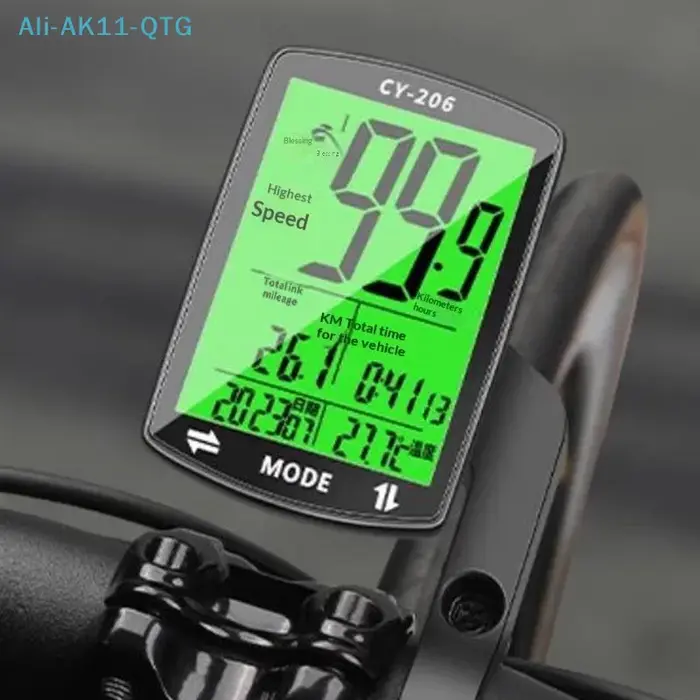 NOUVEAU Compteur de Vitesse GPS pour Vélo, Ordinateur de Vélo, Compteur de Vitesse GPS Étanche, Odomètre de Vélo 2,4 Pouces