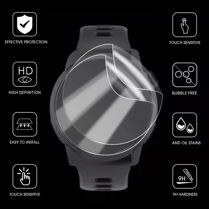 Films Hydrogel HD pour montre connectée Coros Pace 4
