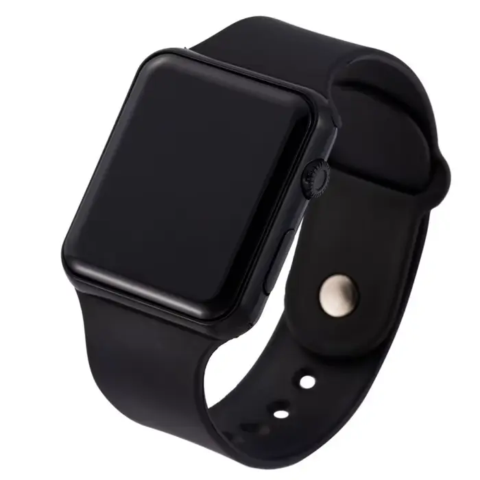 Montre numérique Simple pour hommes femmes mode Sport montre électronique LED bracelet en Silicone n