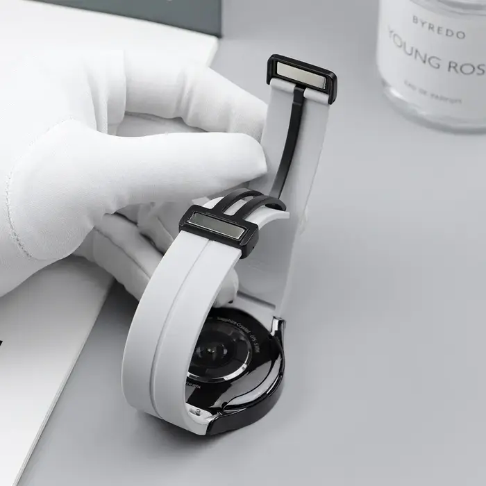 Bracelet en Silicone d'origine + étui pour Samsung Watch 4/5/6/7 40 44mm montre 5Pro 45mm