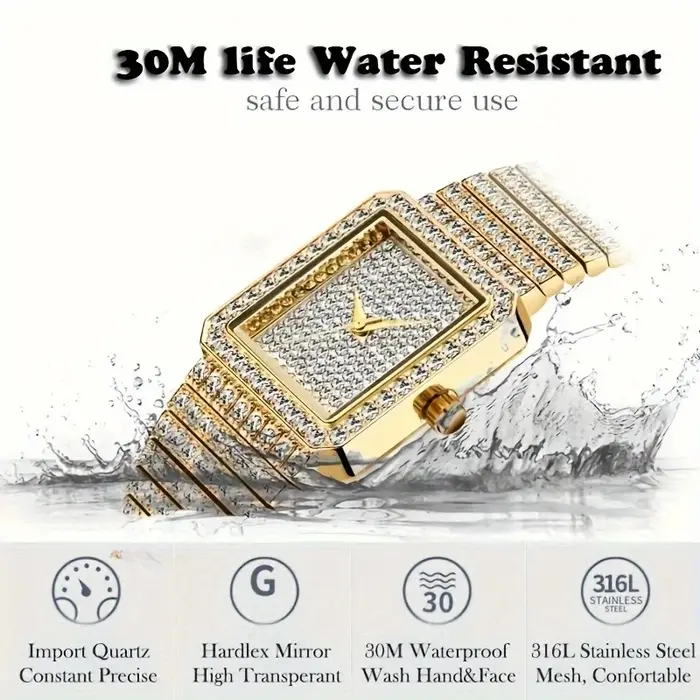 Diamant femmes montres montre en or dames
