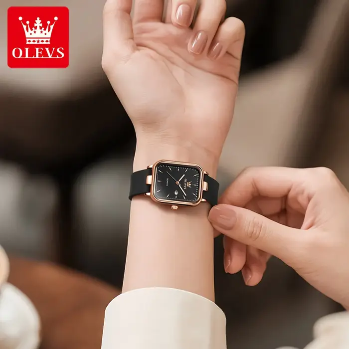 OLEVS 7089 montre pour femmes Top marque calendrier Quartz femme