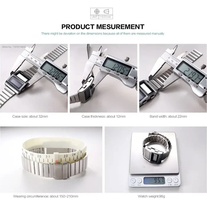 Montre électronique rétro cyberpunk MEGIR pour homme