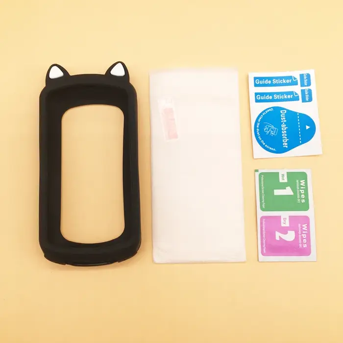 Étui pour Garmin Edge 1040 avec film en verre trempé, nouvelle coque en silicone pour les écouteurs 