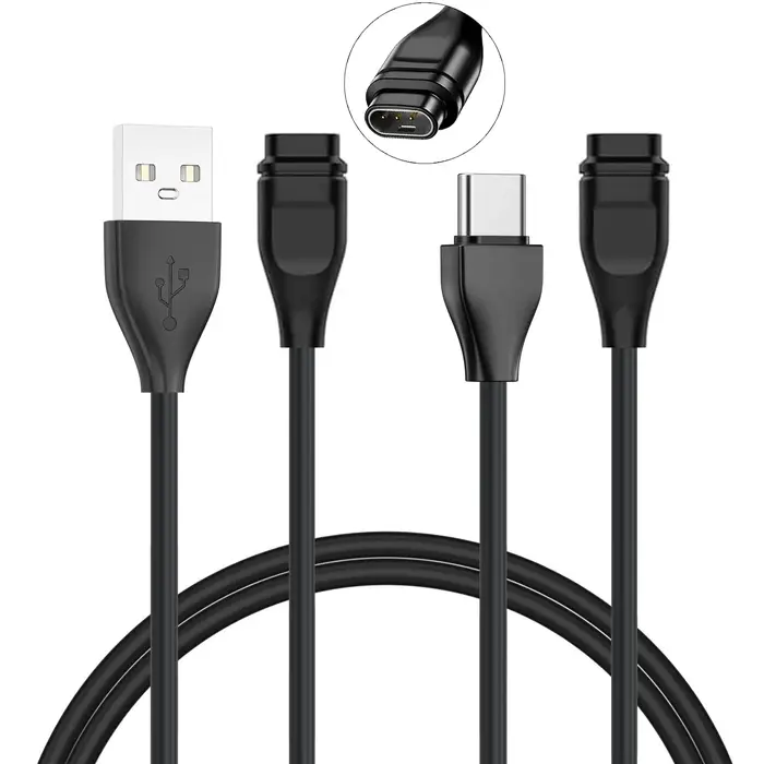Câble de chargeur USB pour montre Coros, adaptateur de charge de type C, compatible avec Coros Pace2/3/Apex/Apex 2/Apex pro/Apex 2 pro/Vertix2