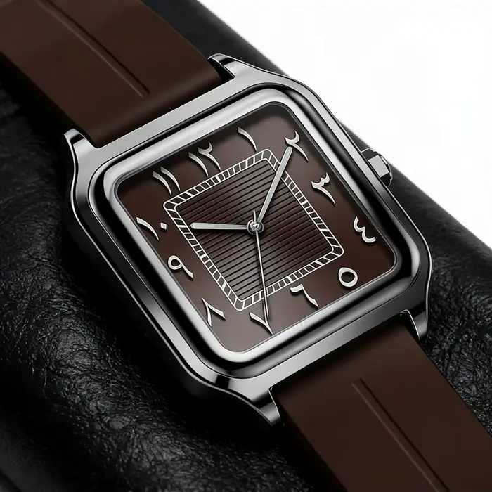 Montre à Quartz avec chiffres arabes du moyen-orient