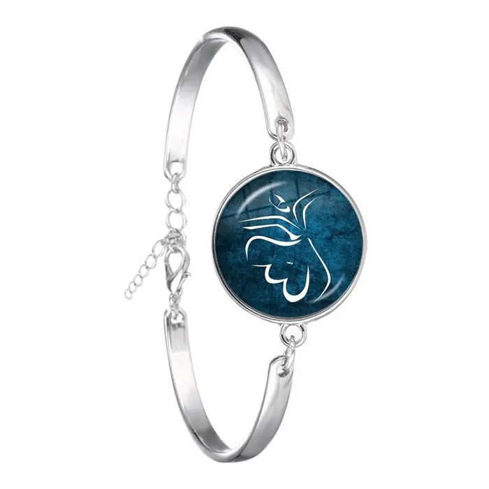Bracelet à manchette arabe islamique musulman 18mm