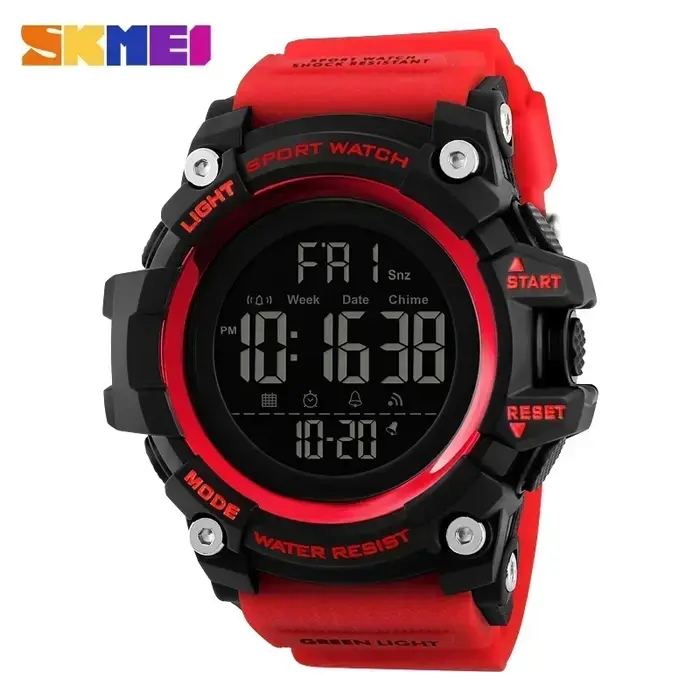 SKMEI 1384 montre électronique de Sport étanche pour hommes montres-bracelets numériques militaires
