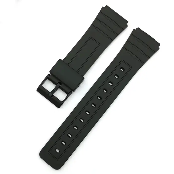 Bracelet pour Casio W800H W800H A158/168 AE1200/1300 Bracelet de montre en Silicone pour SGW400 F91W