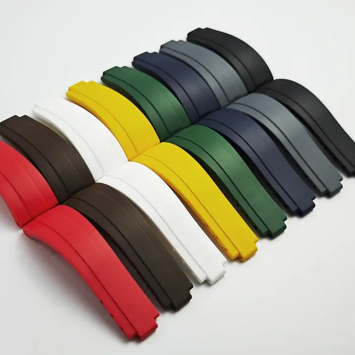 Bracelet de montre en caoutchouc naturel de qualité