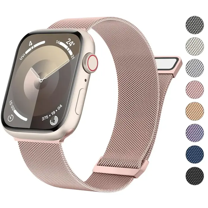 Boucle milanaise pour bracelet de montre apple 44mm 45mm 40mm 41mm 38-42mm